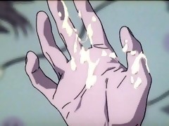 Hentai EVA -Shinji masturbates whilst watching..