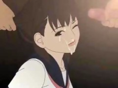 Hentai schoolgirl Deepthroat Game