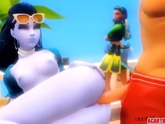Overwatch sex compilation with Dva and Widowmaker